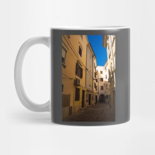 Street in Piran, Slovenia Mug